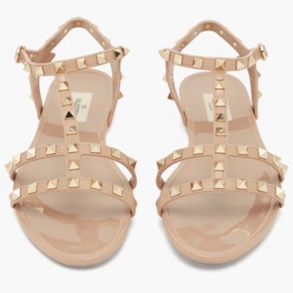 Valentino Nude Rockstud Sandal - Picture 2 of 7